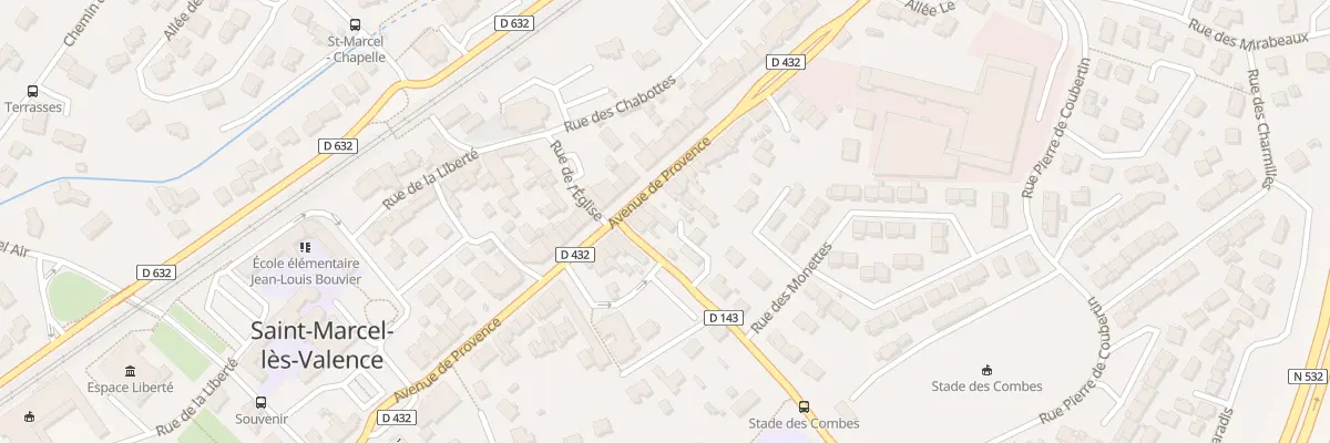 Plan du 51B Av de Provence à Saint-Marcel-lès-Valence