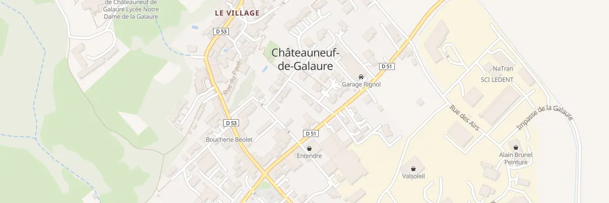 Plan du 5 Rue des Grillons à Châteauneuf-de-Galaure