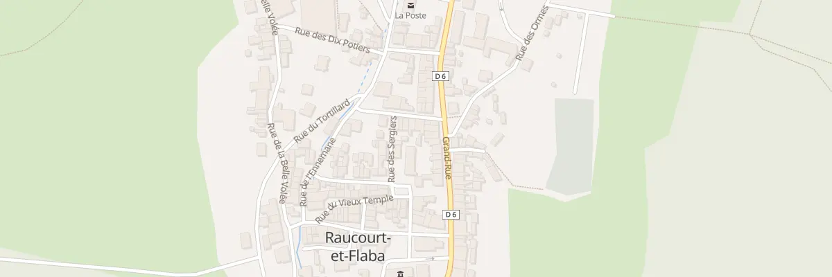 Plan du 3 Rue Chanzy à Raucourt-et-Flaba