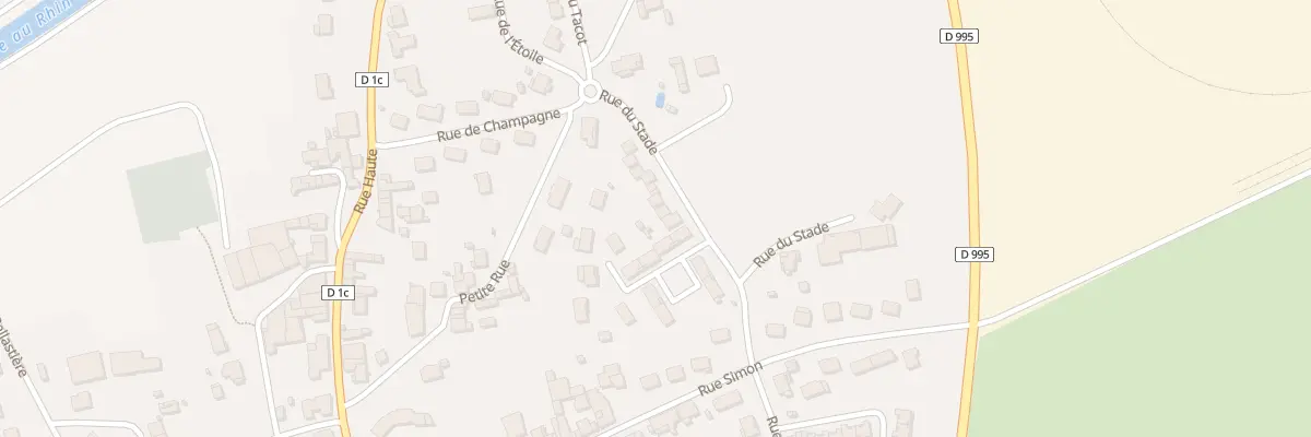Plan du 100 Rue du Stade à Contrisson