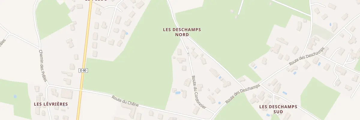 Plan du 88 Rte du Cordonnier à Saint-Cyr-sur-Menthon