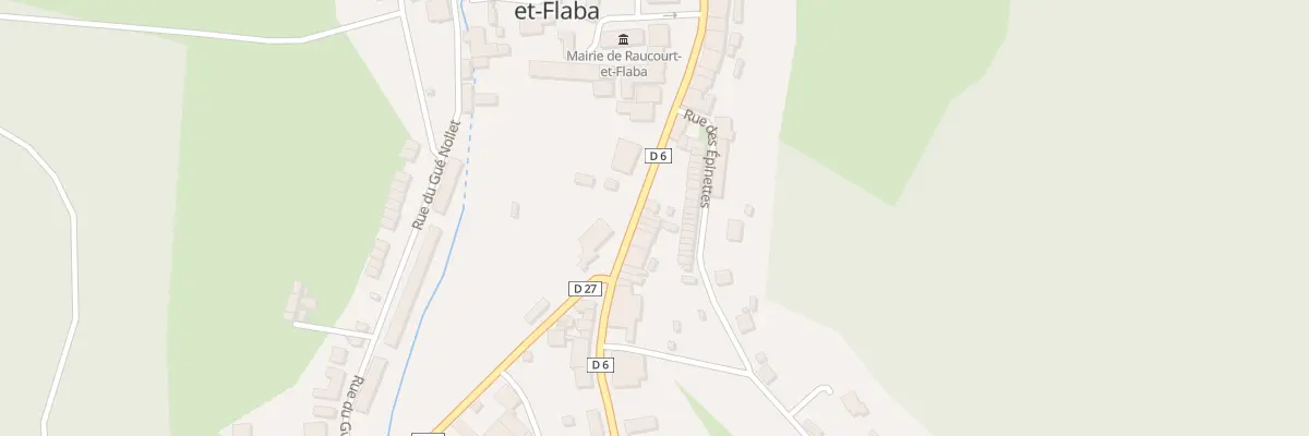 Plan du 11 Gr Grand Rue à Raucourt-et-Flaba
