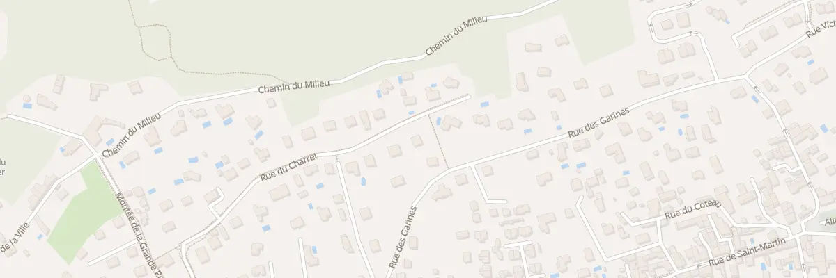Plan du 153 Rue des Garines à Miribel