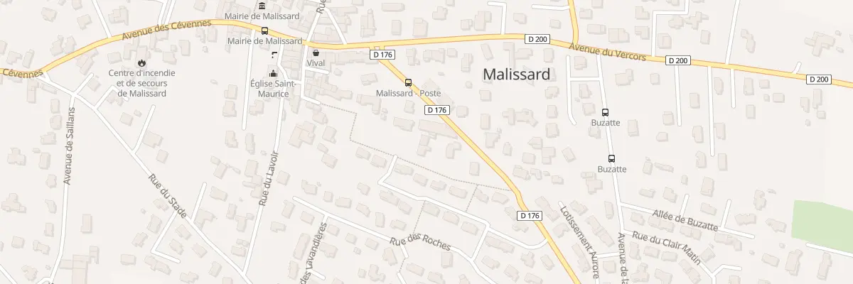 Plan du 12 Av de Provence à Malissard