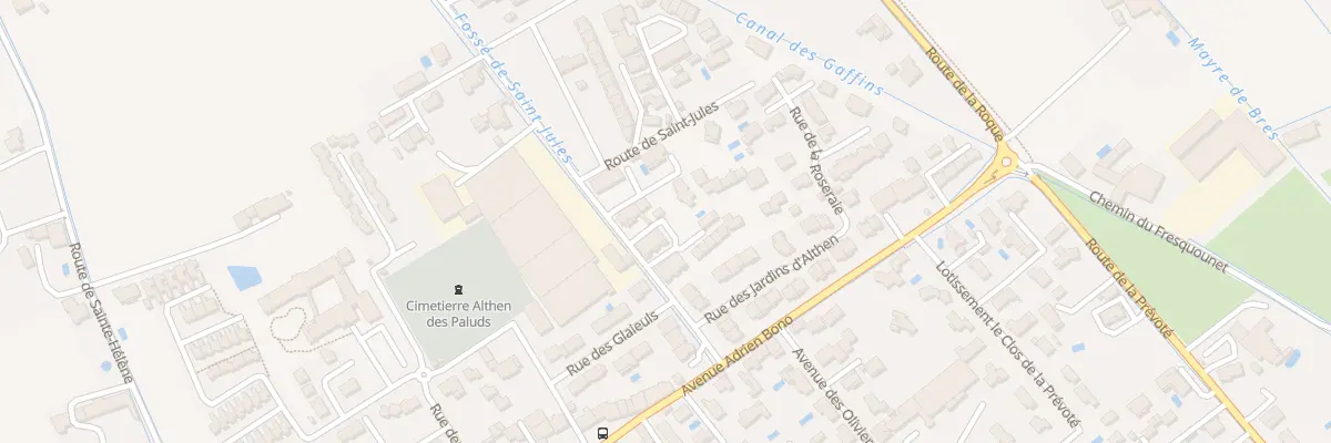 Plan du 106 Rte Saint Jules à Althen-des-Paluds