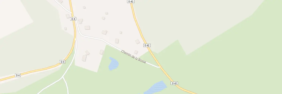 Plan du 9 Che Rural de la Bosse à Chatel-Chéhéry