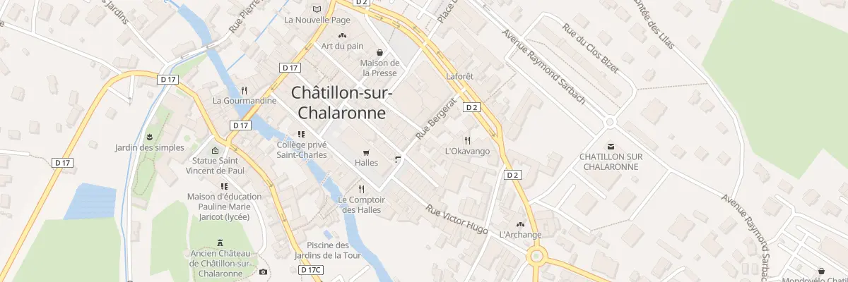 Plan du 65 Rue Bergerat à Châtillon-sur-Chalaronne