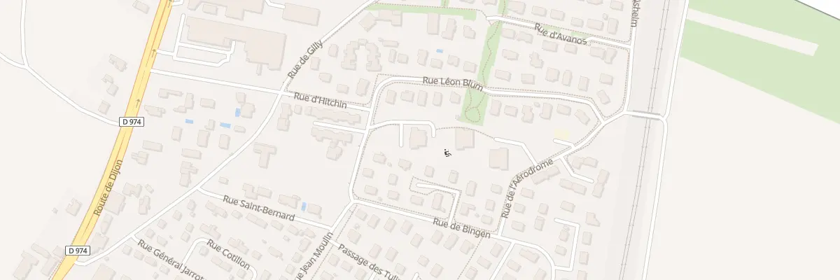 Plan du 8 Rue Léon Blum à Nuits-Saint-Georges