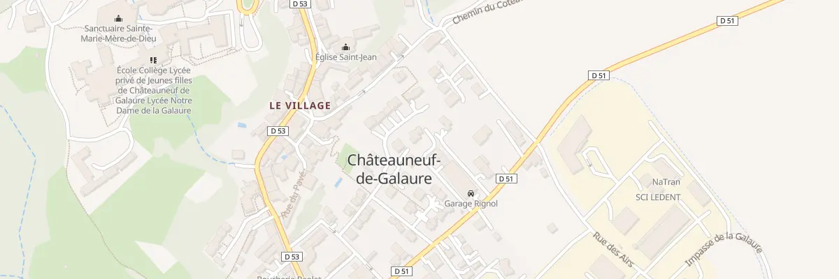 Plan du 15 Rue Felicien Bocon de la Merli à Châteauneuf-de-Galaure