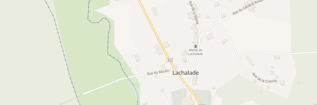 Plan du 3 Rue du Four de Paris à Lachalade