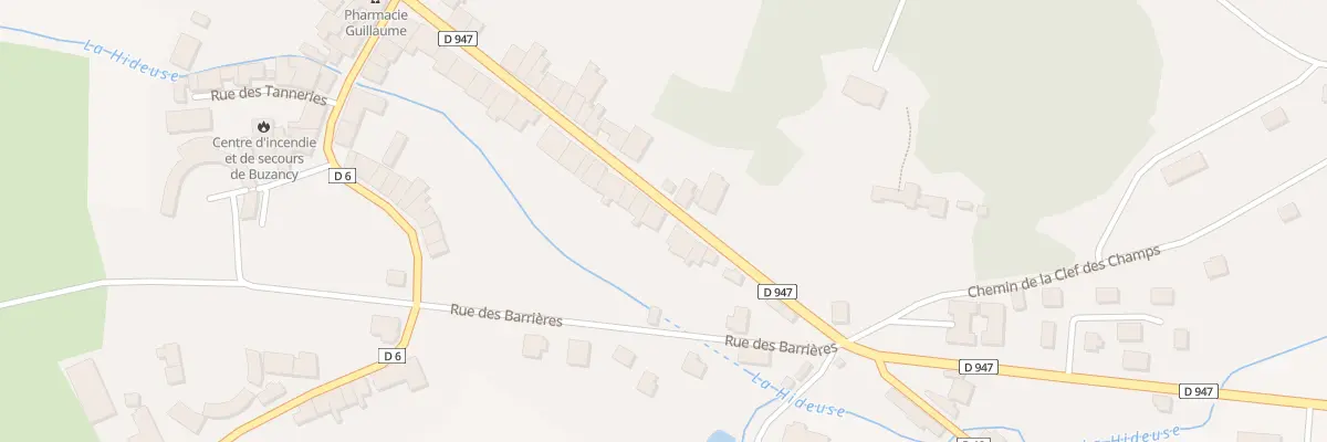 Plan du 36 Rue Chanzy à Buzancy