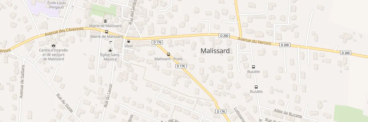 Plan du 3 Av de Provence à Malissard