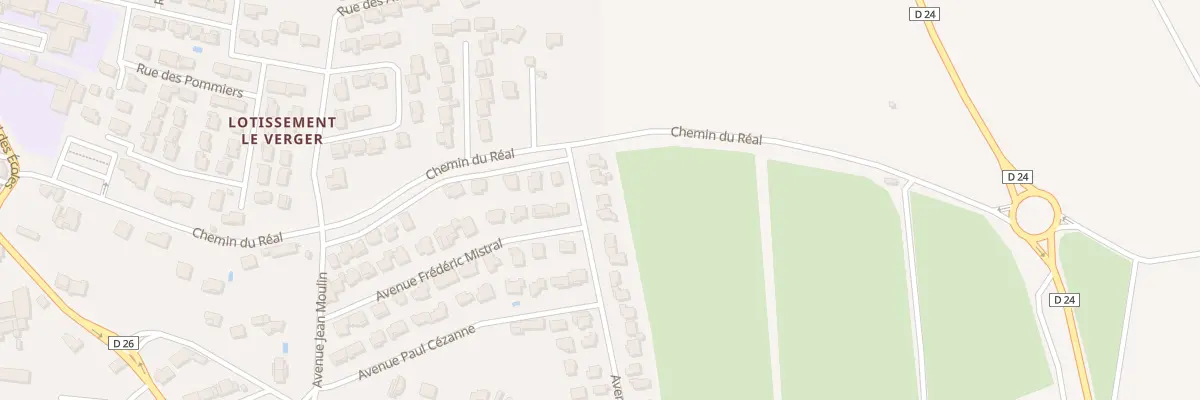 Plan du 5451A Av Alphonse Daudet à Cabannes