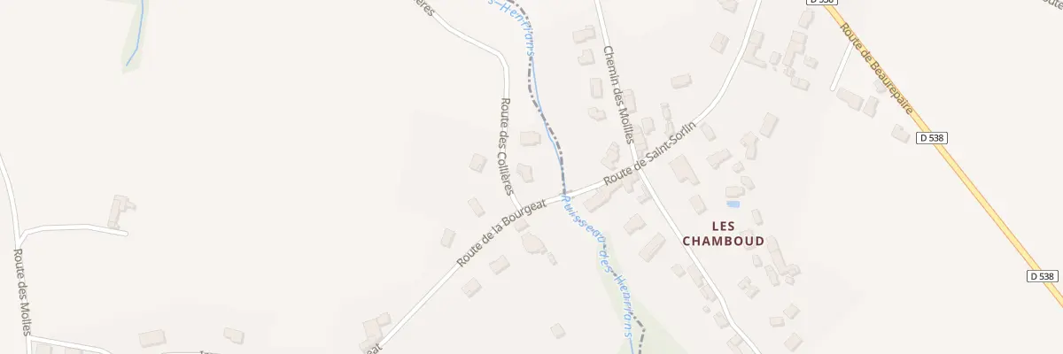 Plan du 58 Rte des Collieres à Saint-Sorlin-de-Vienne