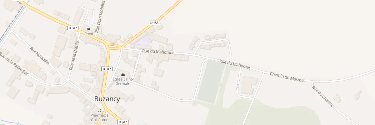 Plan du 16 Rue du Mahomet à Buzancy