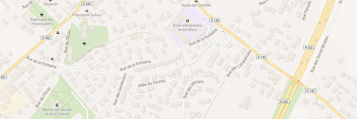 Plan du 32 Rue de la Fontaine à Saint-Marcel-lès-Valence