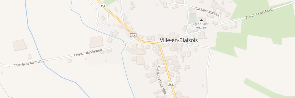 Plan du 8 Rue du Grand Mont à Ville-en-Blaisois