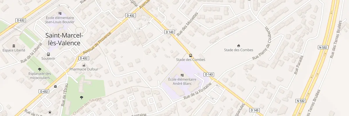 Plan du 170A Rue des Petits Eynards à Saint-Marcel-lès-Valence