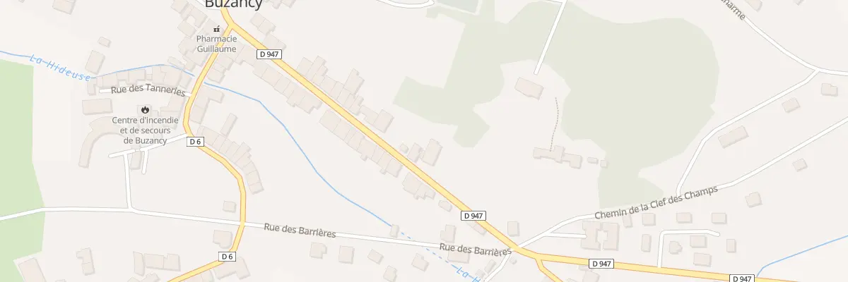 Plan du 29 Rue Chanzy à Buzancy