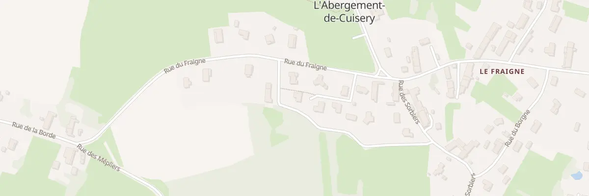 Plan du 830E Rue du Fraigne à L’Abergement-de-Cuisery