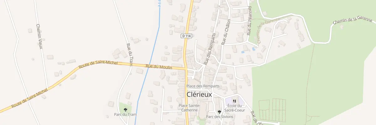 Plan du 51 Rue de la Vallée à Clérieux