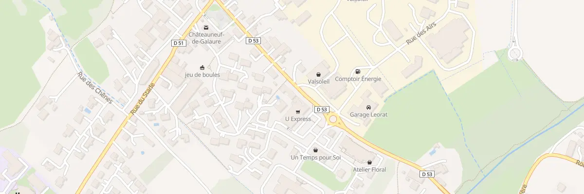 Plan du 10 Av Joseph Chorier à Châteauneuf-de-Galaure
