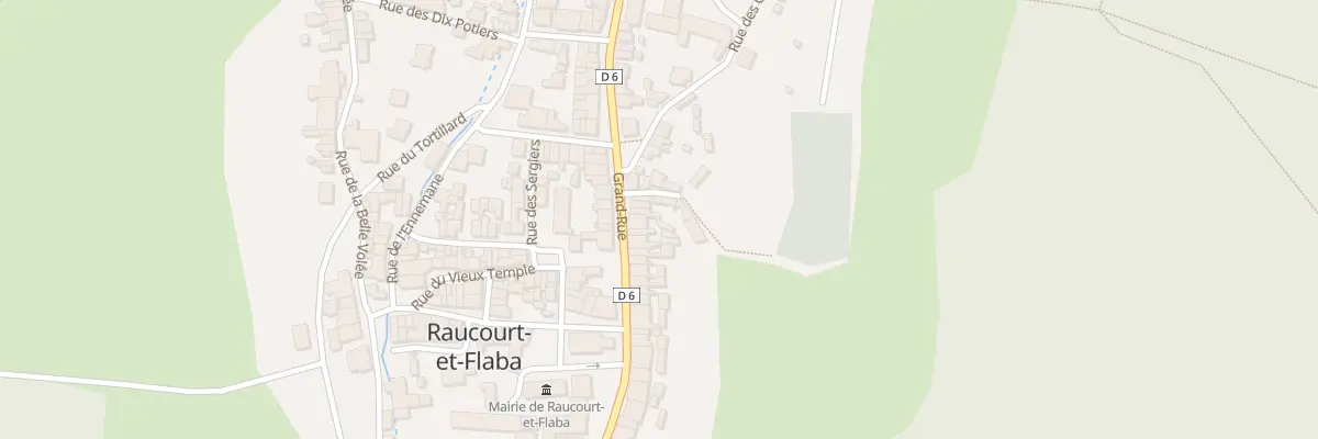 Plan du 41 Grand’Rue à Raucourt-et-Flaba
