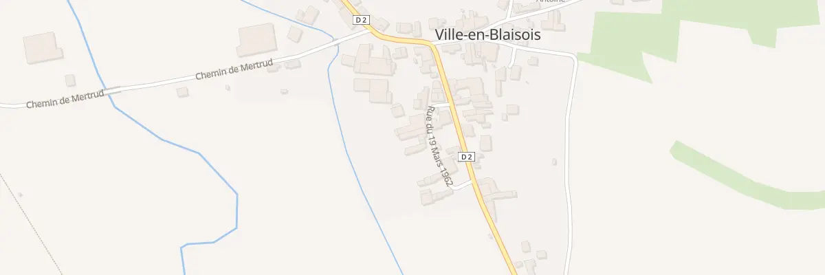 Plan du 6 Rue du 19 Mars 1962 à Ville-en-Blaisois