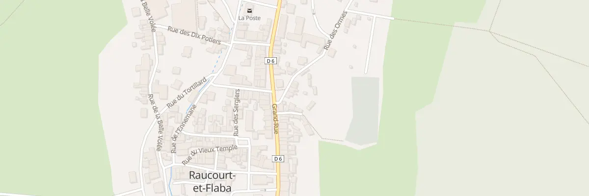 Plan du 3 Rue des Ormes à Raucourt-et-Flaba