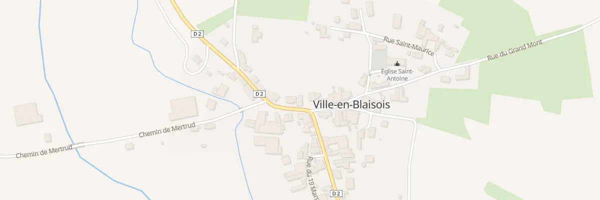 Plan du 7 Rue du Grand Mont à Ville-en-Blaisois