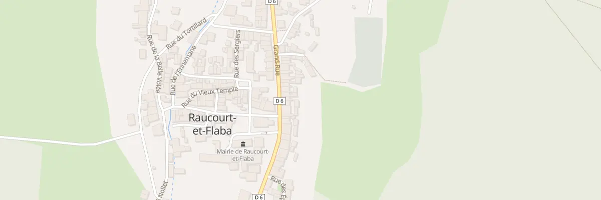 Plan du 23 Gr Grand Rue à Raucourt-et-Flaba