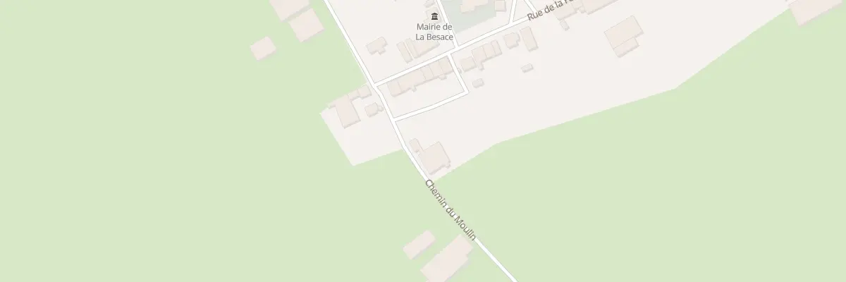Plan du 1 Chem du Moulin à La Besace
