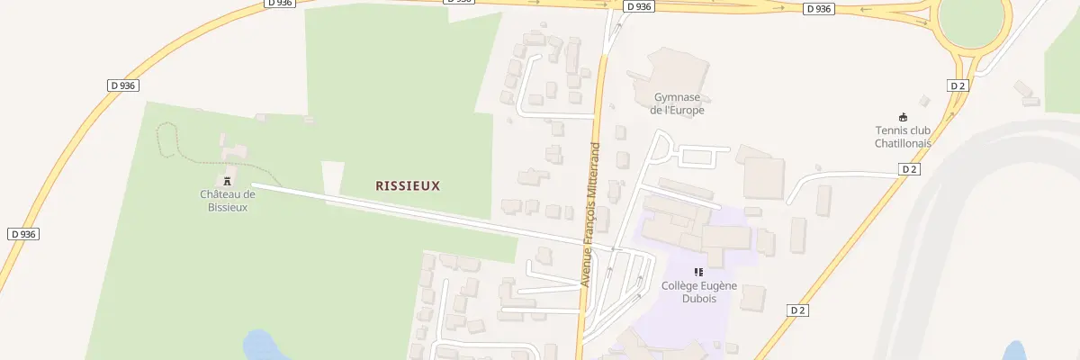 Plan du 365 Av François Mitterrand à Châtillon-sur-Chalaronne