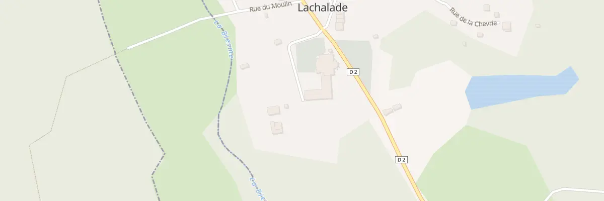 Plan du 1 Rue du Couvent à Lachalade