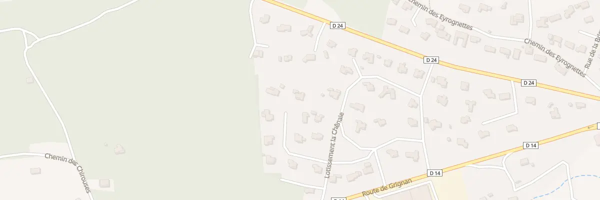 Plan du 5834 Chirouses à Taulignan