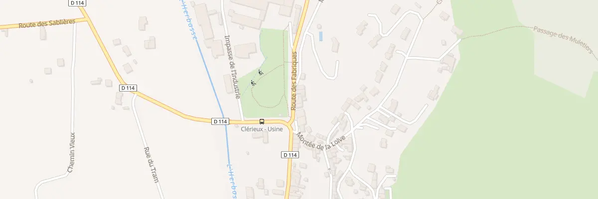 Plan du 6 Che des Fabriques à Clérieux