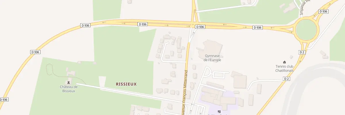 Plan du 44 Imp des Roses à Châtillon-sur-Chalaronne