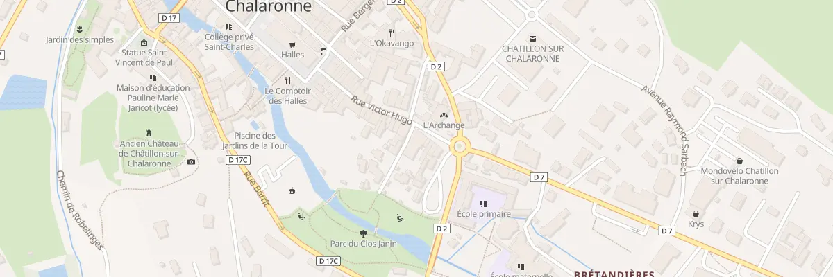 Plan du 39 Rue Victor Hugo à Châtillon-sur-Chalaronne
