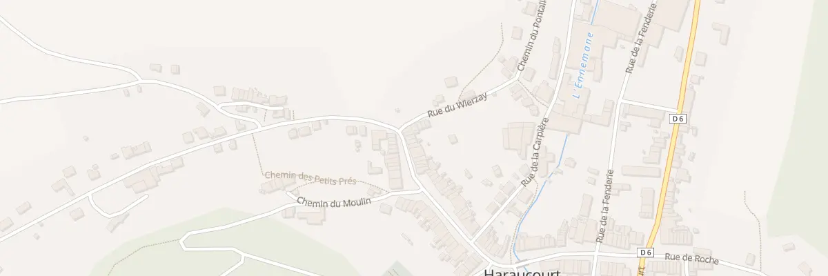 Plan du 36 Rue d’En Bas à Haraucourt