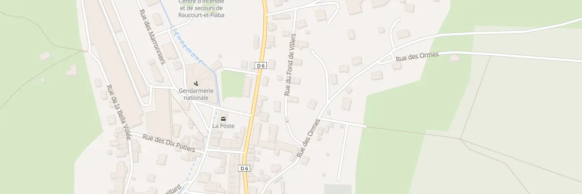 Plan du 17 Rue du Fond de Villers à Raucourt-et-Flaba