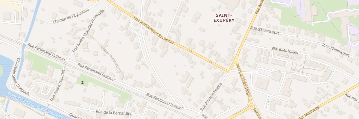 Plan du 50 Rue Jean Jacques Rousseau à Saint-Dizier
