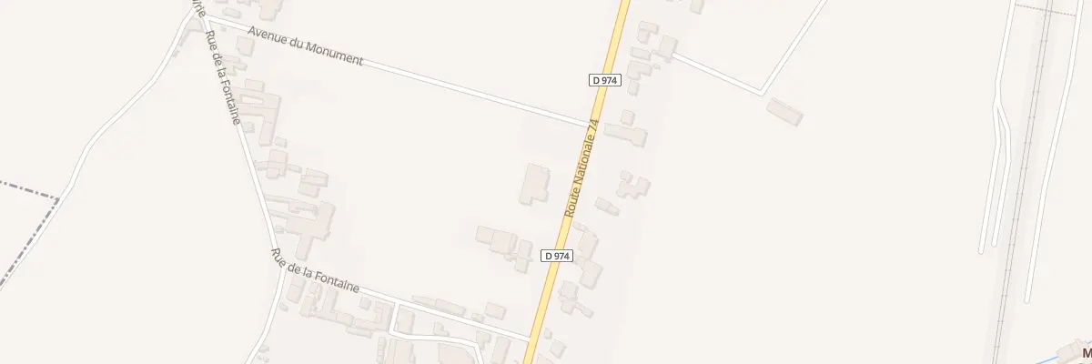 Plan du 15 Rte Nationale 74 à Vosne-Romanée