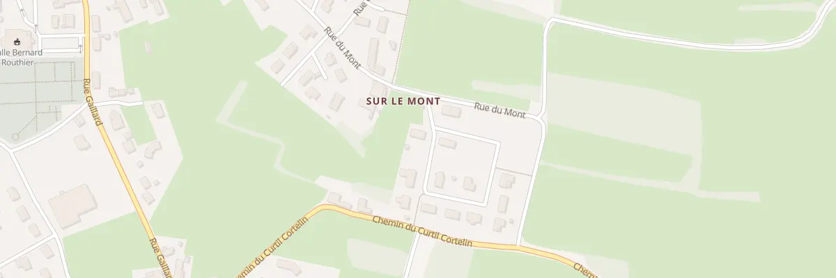 Plan du 5900 Rue du Mont à Ouroux-sur-Saône
