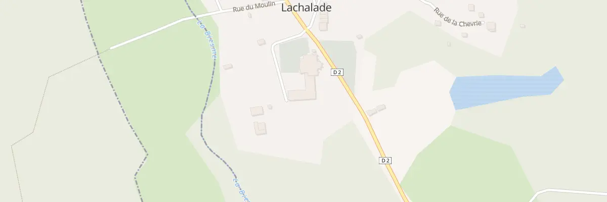 Plan du 2 Rue du Couvent à Lachalade