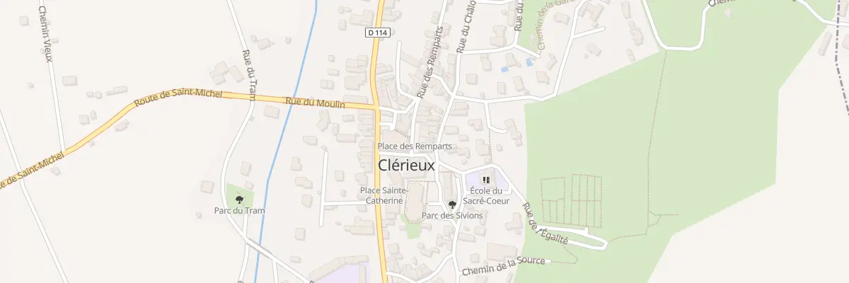 Plan du 2 Pl des Remparts à Clérieux