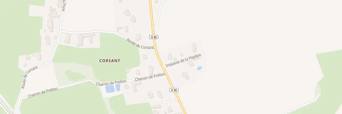 Plan du 15 Imp de la Platiere à Perrex