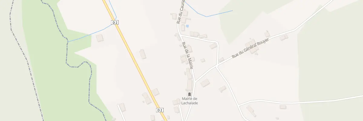 Plan du 3 Rue du Caurier à Lachalade
