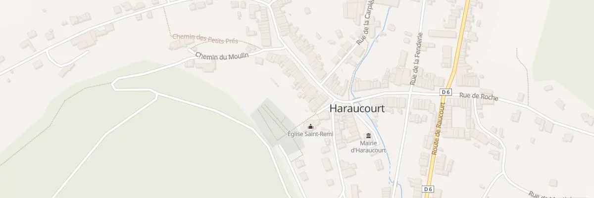 Plan du 3 Rue d’En Bas à Haraucourt