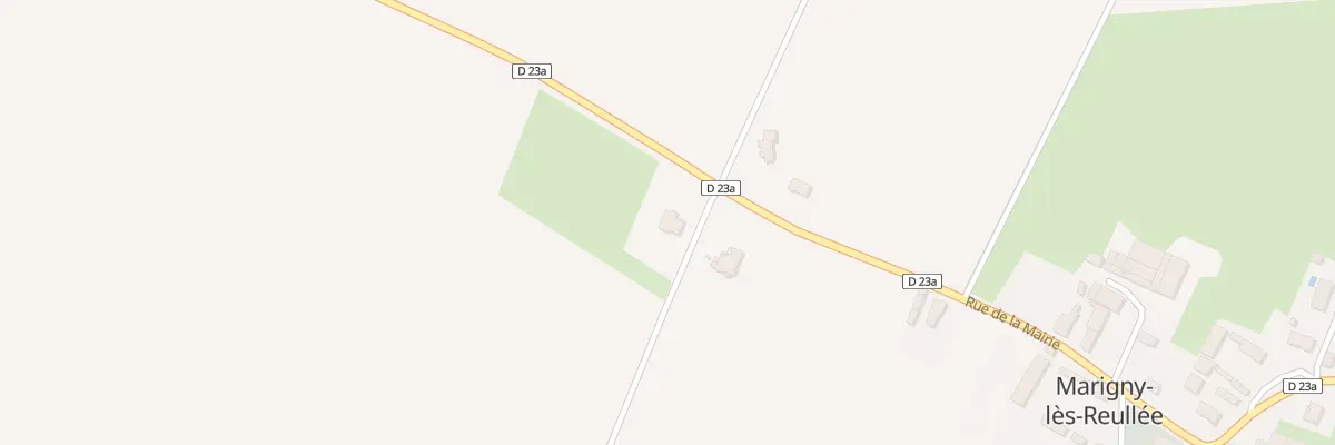 Plan du 15 Rue de la Mairie à Marigny-lès-Reullée