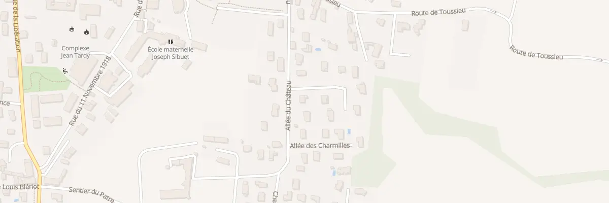 Plan du 8 All des Cèdres à Mions